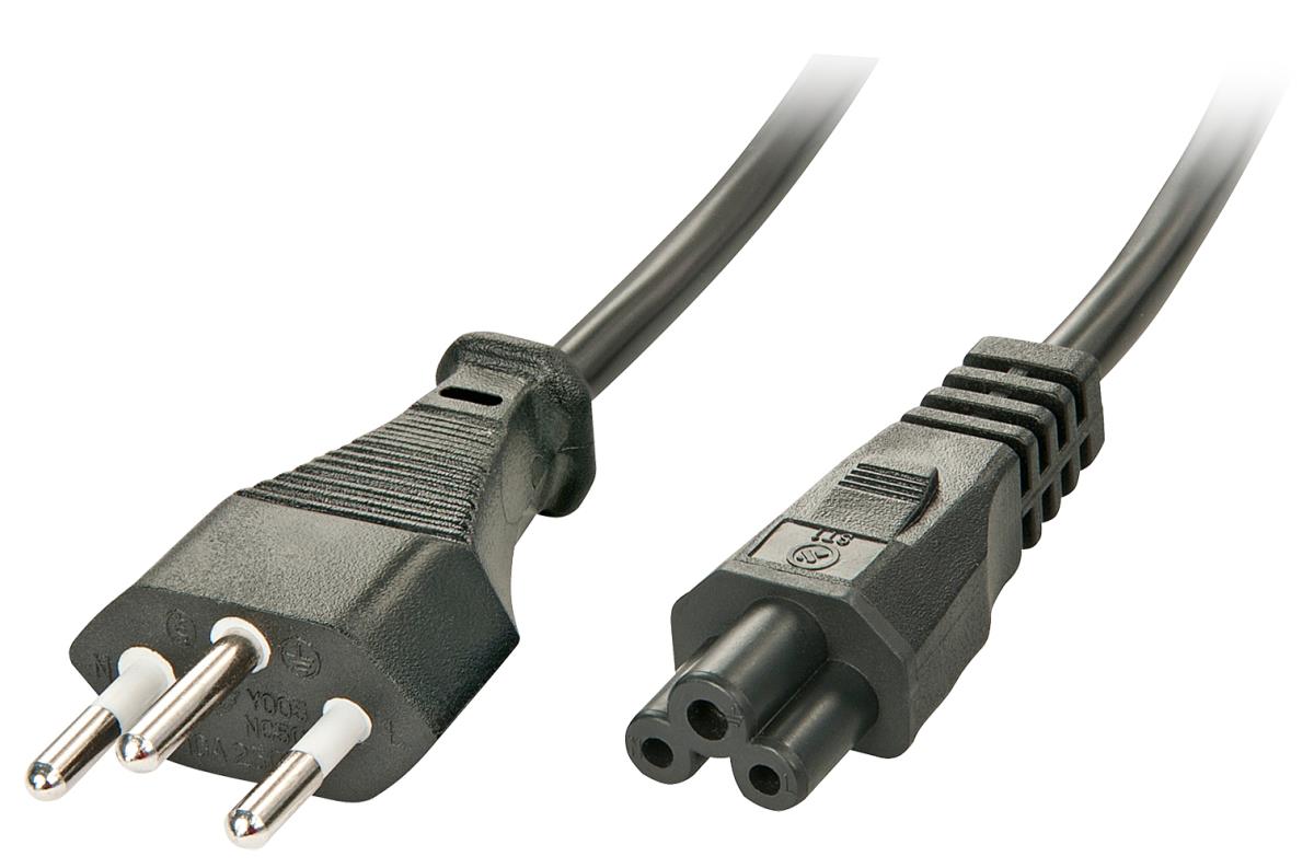 EU Product - IEC-Netzkabel Schweiz 320-C5f 2m thumbnail