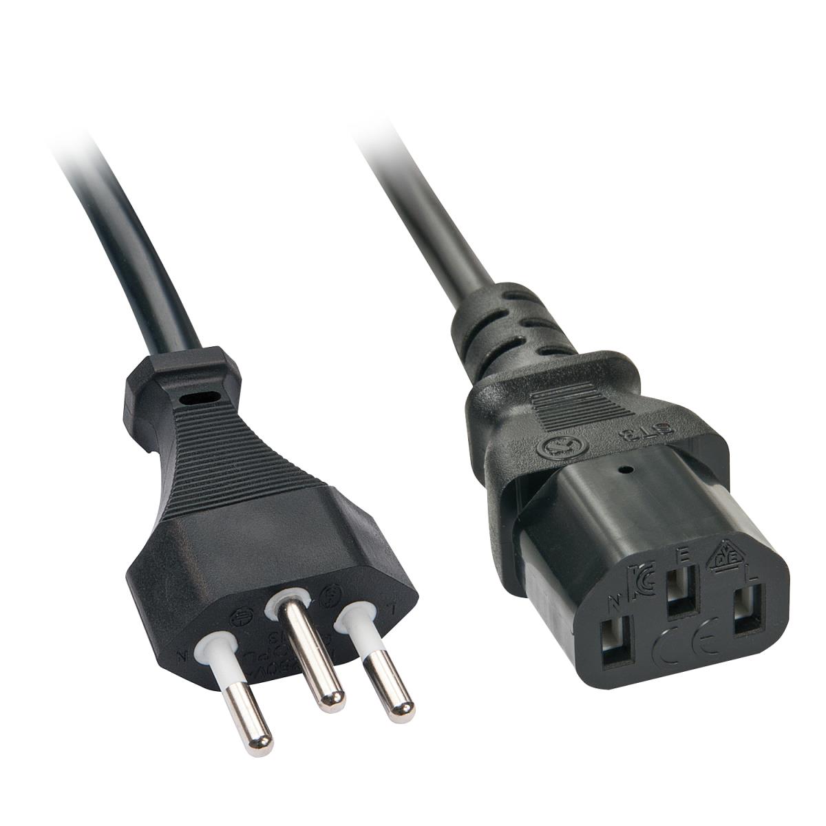 EU Product - IEC-Netzkabel Schweiz IEC320 C13 3m thumbnail