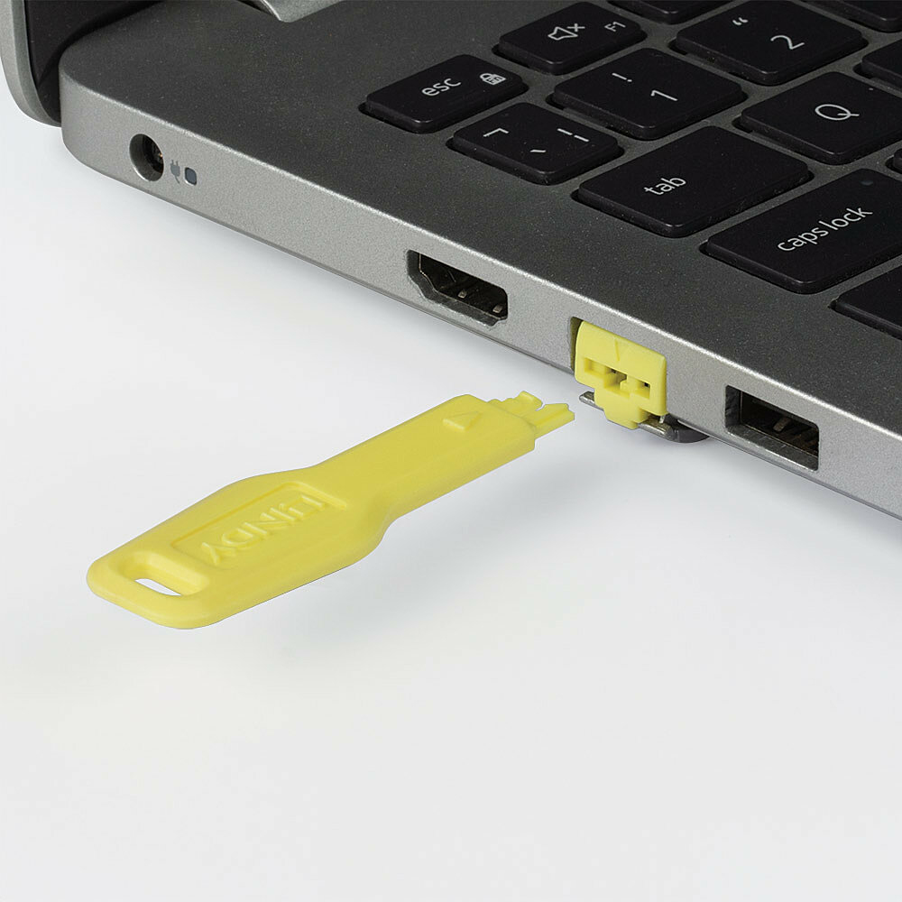 RJ45 PORT LOCKS YELLOW 20PCS thumbnail