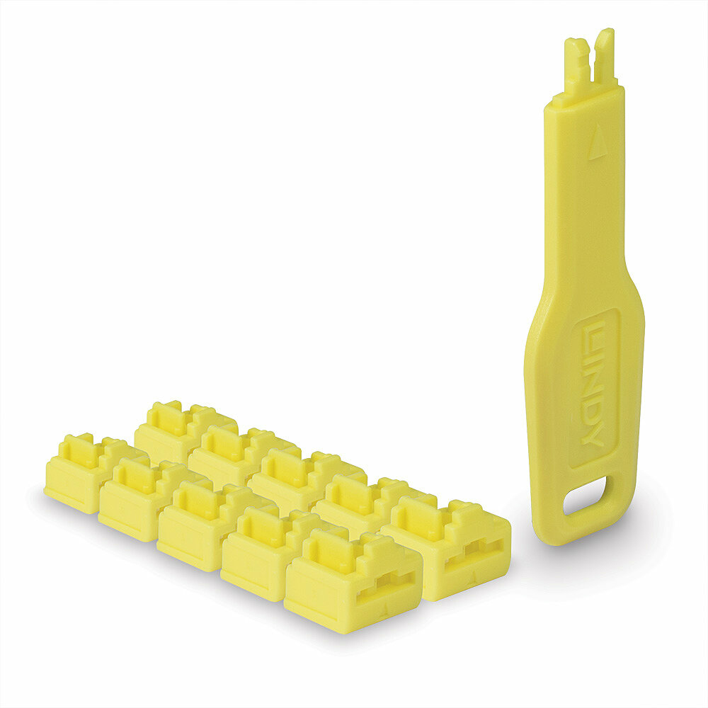 RJ45 PORT LOCKS YELLOW 10X + 1 thumbnail