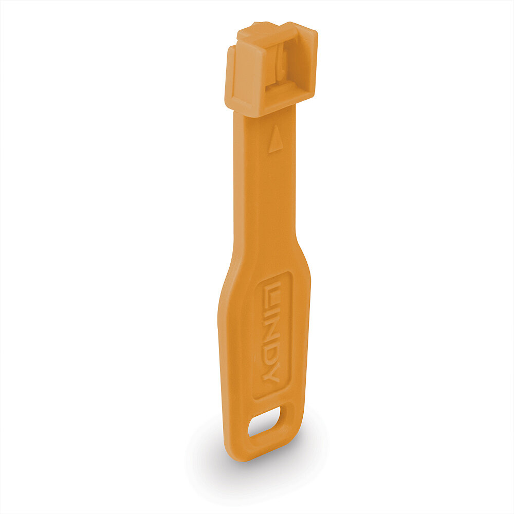 RJ45 PORT LOCKS ORANGE 10X + 1 thumbnail