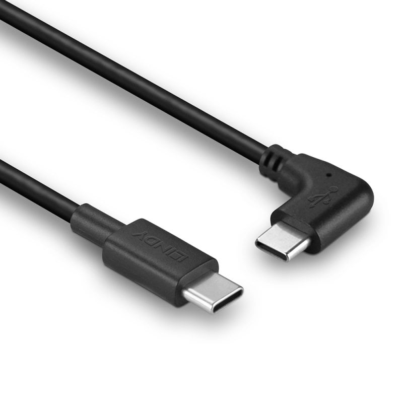 EU Product - USB 2.0 Typ C Kabel, 90� gewinkelt 1m thumbnail