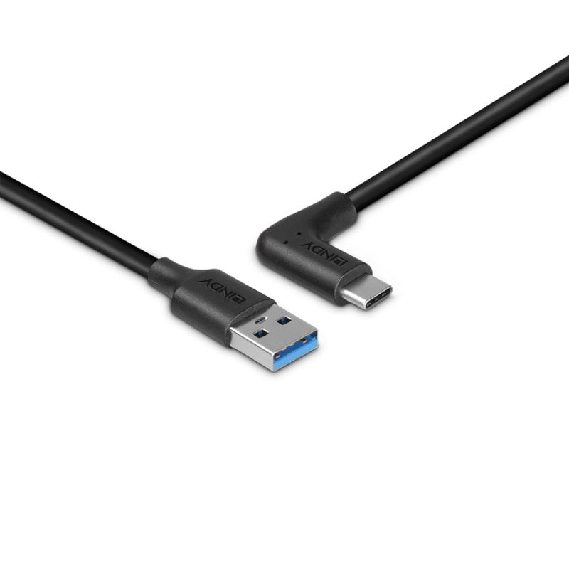 EU Product - 1.5m USB 3.2 Typ A an C Kabel 90 Grad gewinkelt thumbnail