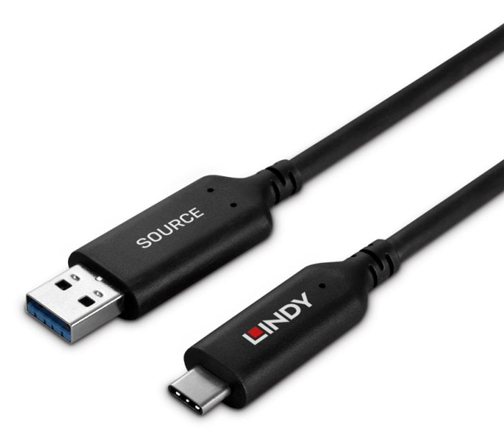 EU Product - 25m USB 3.2 Gen 1 Typ A an C Hybridkabel thumbnail