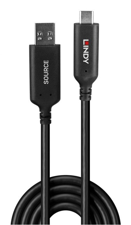 EU Product - 25m USB 3.2 Gen 1 Typ A an C Hybridkabel thumbnail