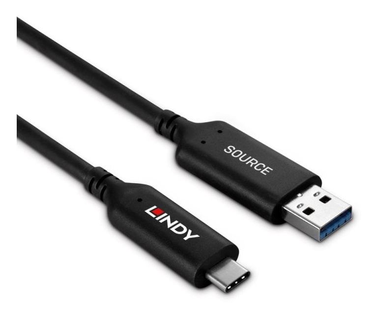 EU Product - 25m USB 3.2 Gen 1 Typ A an C Hybridkabel thumbnail