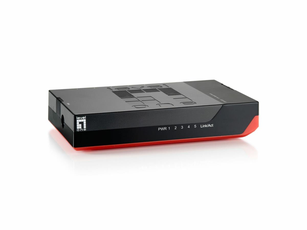 EU Product - LevelOne Switch  5xGE                      unmanaged Plastik thumbnail