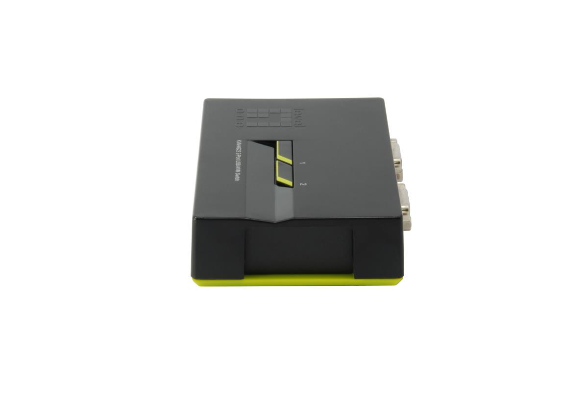 EU Product - LevelOne KVM Switch  2-Port USB VGA                       sw thumbnail