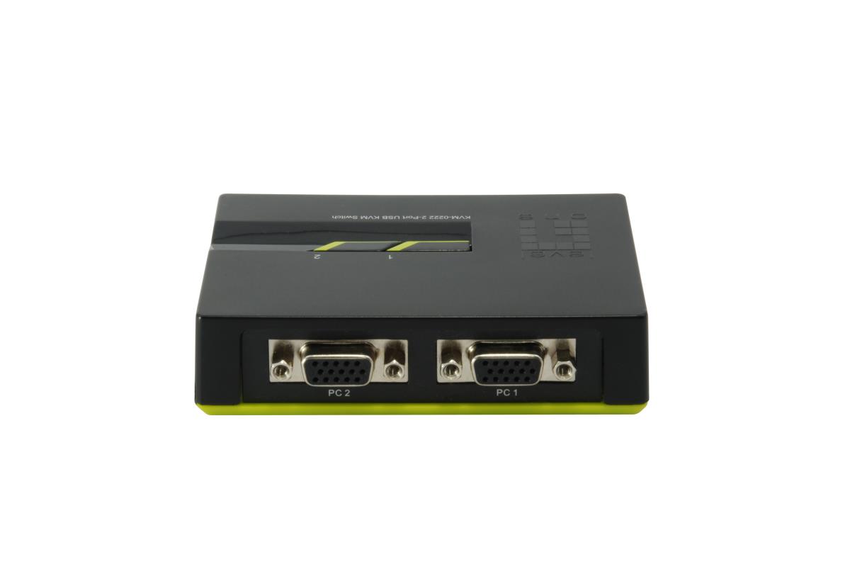 EU Product - LevelOne KVM Switch  2-Port USB VGA                       sw thumbnail