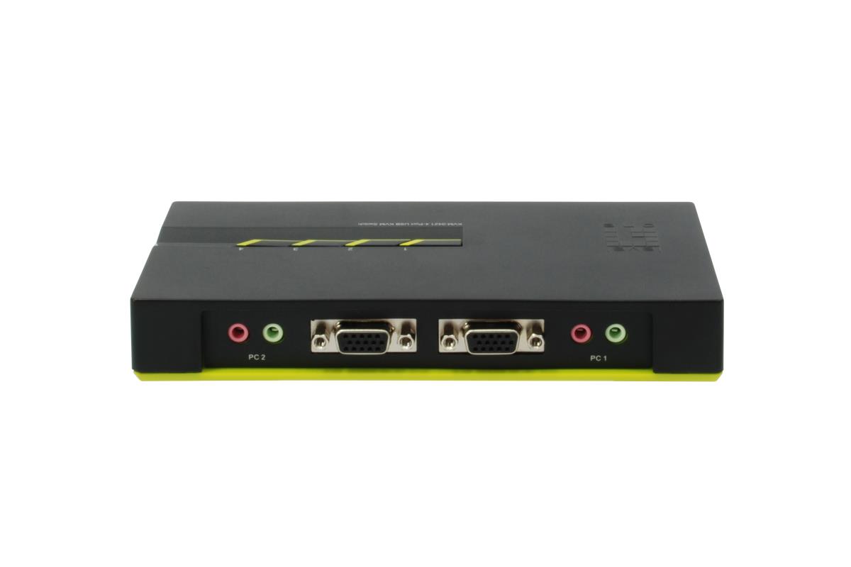 EU Product - LevelOne KVM Switch  4-Port USB VGA audio support         sw thumbnail
