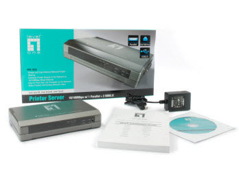EU Product - LevelOne Printserver 2xUSB 1xParallel thumbnail