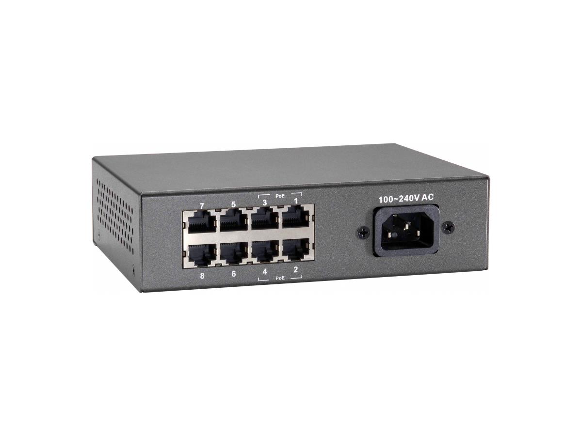 EU Product - LevelOne PoE+Switch  4xFE PoE/4xFE        65W         Metall thumbnail