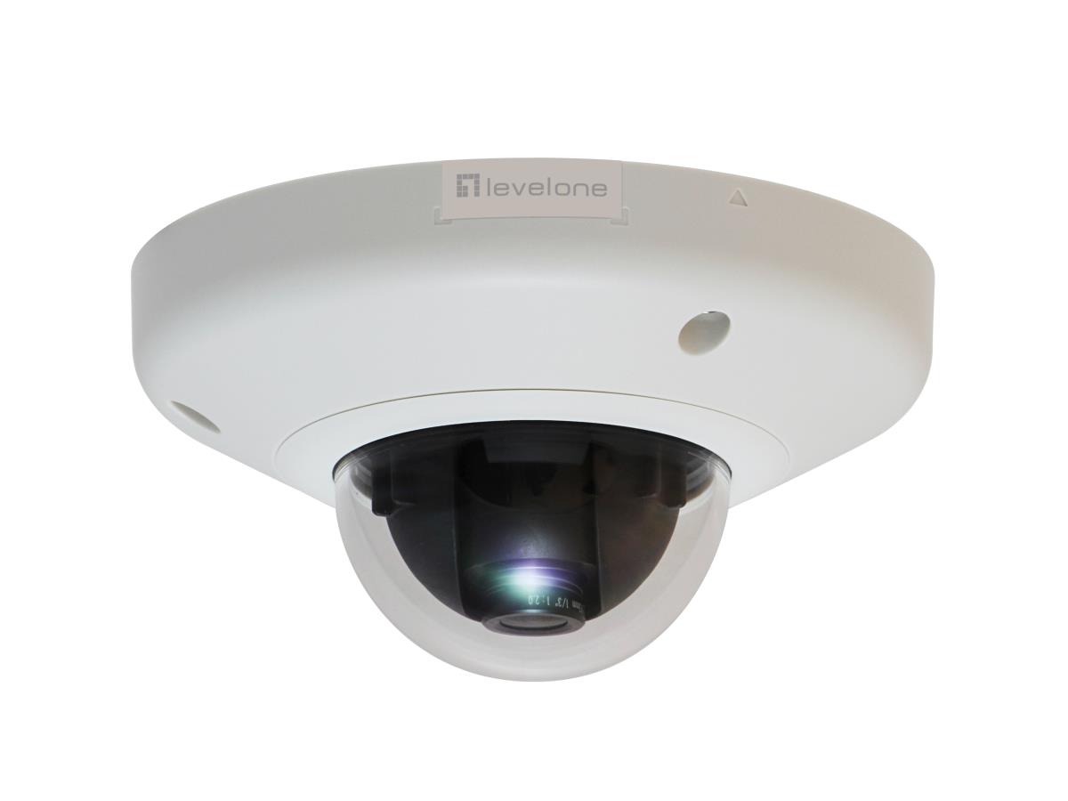 EU Product - LevelOne IPCam    HUBBLE Dome In  3MP/H.264/   2.9W/PoE/IP68 thumbnail