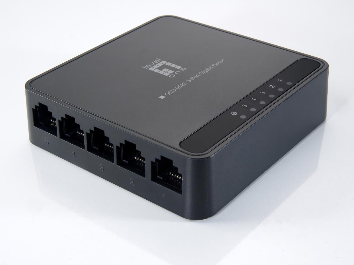 EU Product - LevelOne Switch  5xGE                      unmanaged Plastik thumbnail