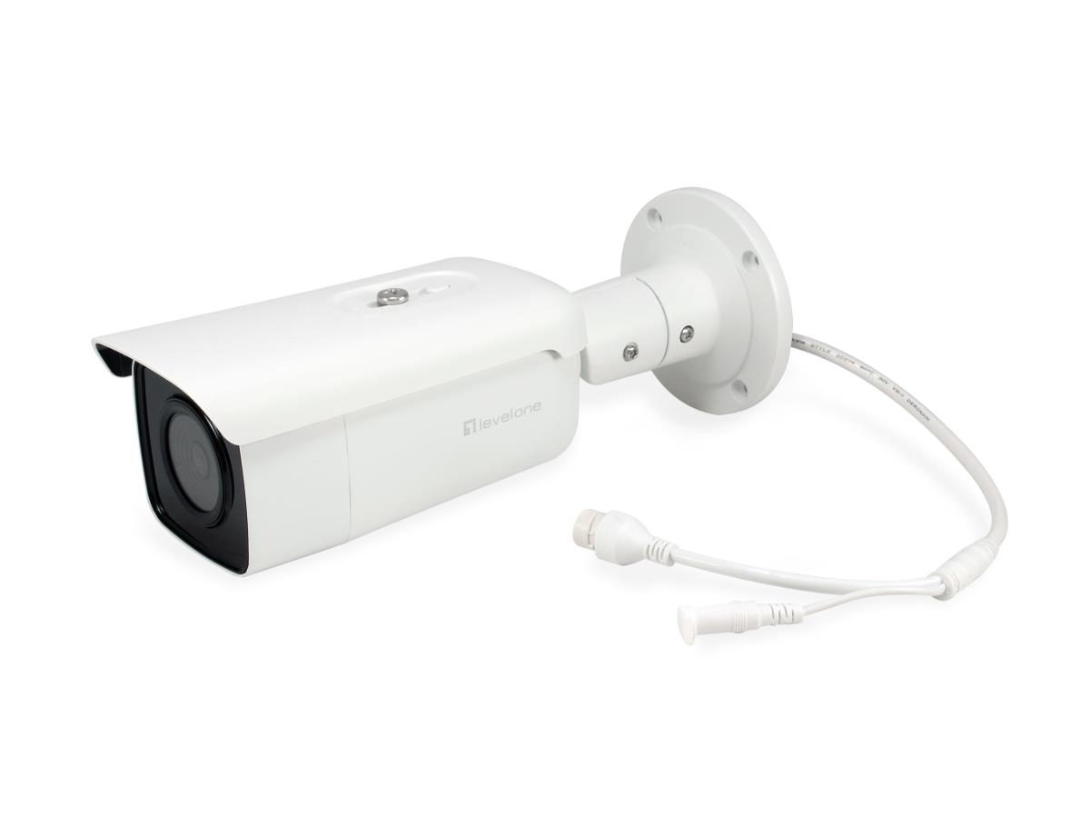 EU Product - LevelOne IPCam     Bullet Fix Out 6MP/H.265/IR/  9W/PoE/IP67 thumbnail