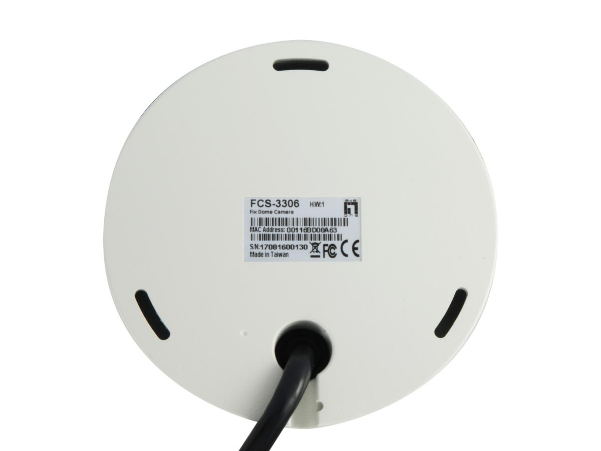 EU Product - LevelOne IPCam    HUBBLE Dome Out 3MP/H.265/IR/ 13W/PoE/IP68 thumbnail