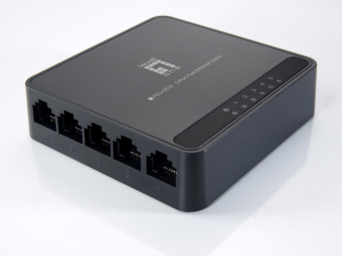 EU Product - LevelOne Switch  5xFE                                Plastik thumbnail