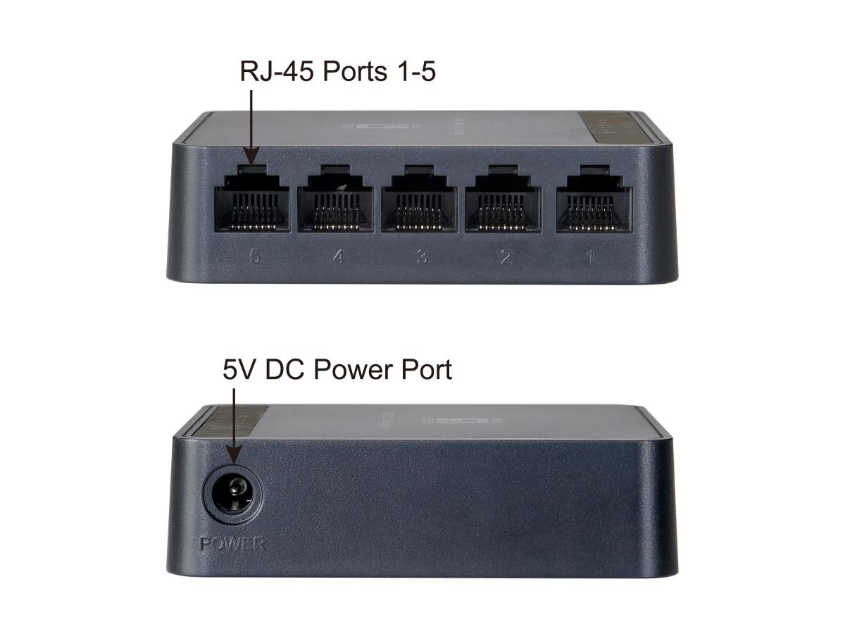 EU Product - LevelOne Switch  5xFE                                Plastik thumbnail