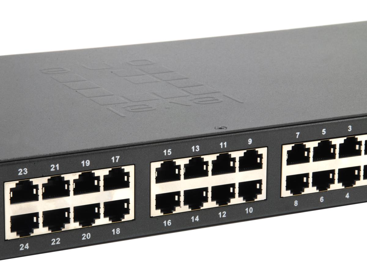 EU Product - LevelOne PoE+Switch 24xFE PoE/2xGE  150W 19