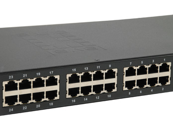EU Product - LevelOne PoE+Switch 24xFE PoE/2xSFP 380W 19