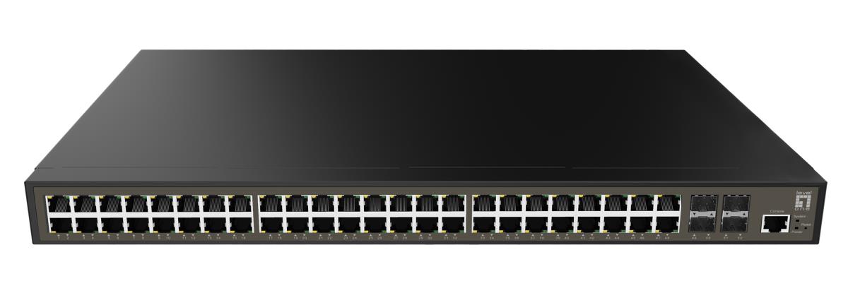 EU Product - LevelOne Switch 48xGE/2x1GSFP/2x2.5GSFP       19