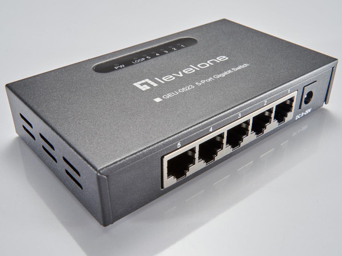 EU Product - LevelOne Switch  5xGE                       unmanaged Metall thumbnail