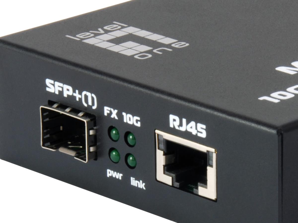 EU Product - LevelOne Media Konverter RJ45->10GSFP+ GE thumbnail