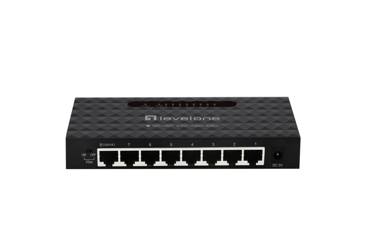 EU Product - LevelOne Switch  8xGE                      unmanaged Plastik thumbnail