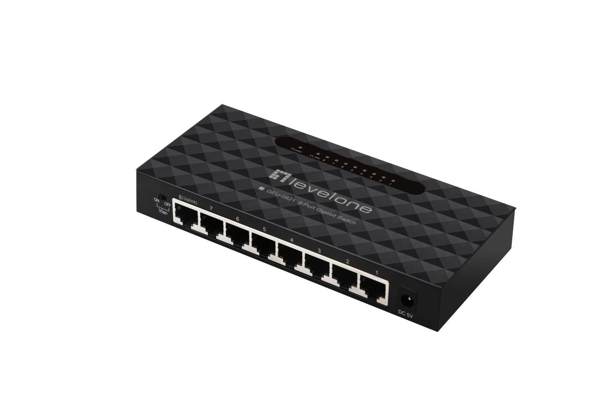 EU Product - LevelOne Switch  8xGE                      unmanaged Plastik thumbnail