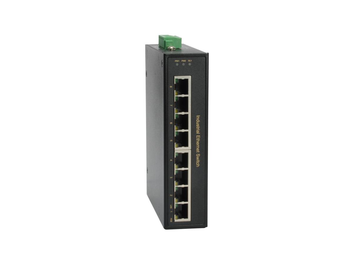 EU Product - LevelOne Industr.PoE+Switch  8xFE PoE/IP30   120W     Metall thumbnail