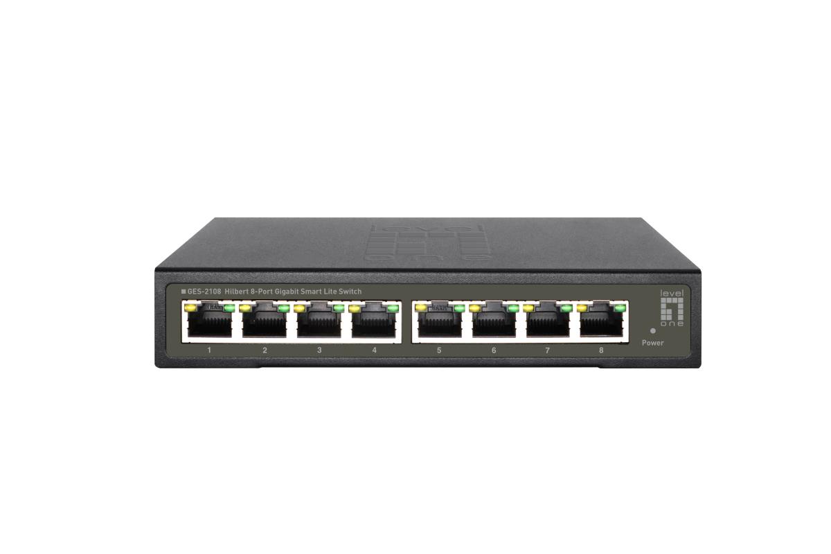 EU Product - LevelOne Switch  8xGE                     Hilbert SL managed thumbnail