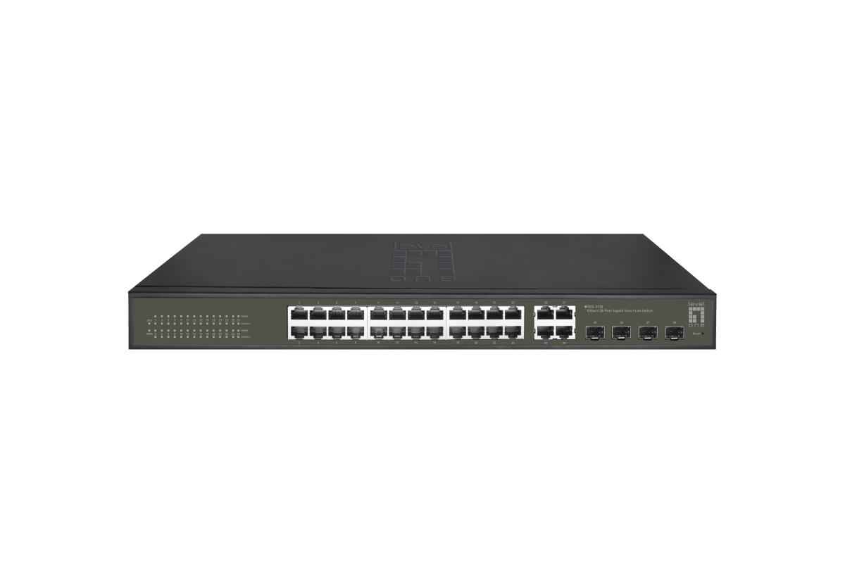 EU Product - LevelOne Switch 24xGE/4xSFP/RJ45 Combo 19