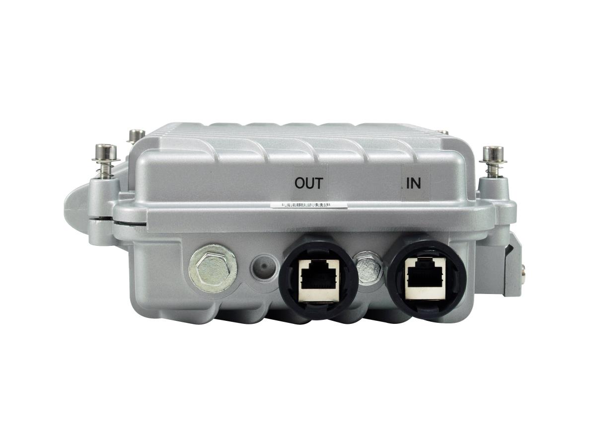 EU Product - LevelOne PoE Repeater Cascadable 2xFE PoE        IP66 silber thumbnail