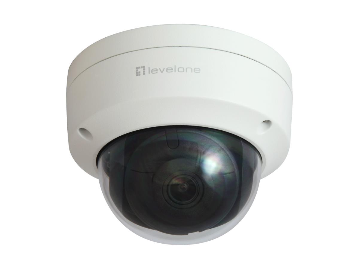 EU Product - LevelOne IPCam       Dome Fix Out 4MP/H.265/IR/ 10W/PoE/IP67 thumbnail
