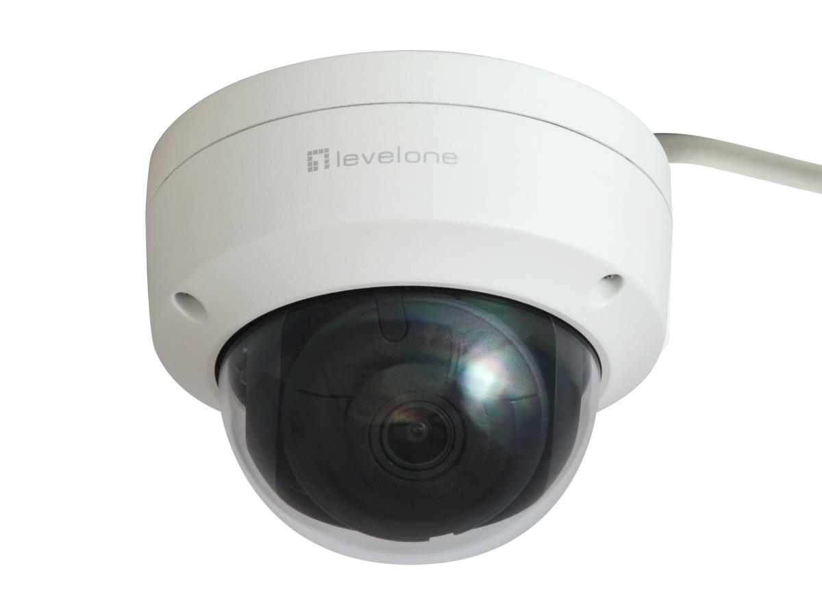 EU Product - LevelOne IPCam       Dome Fix Out 4MP/H.265/IR/ 10W/PoE/IP67 thumbnail