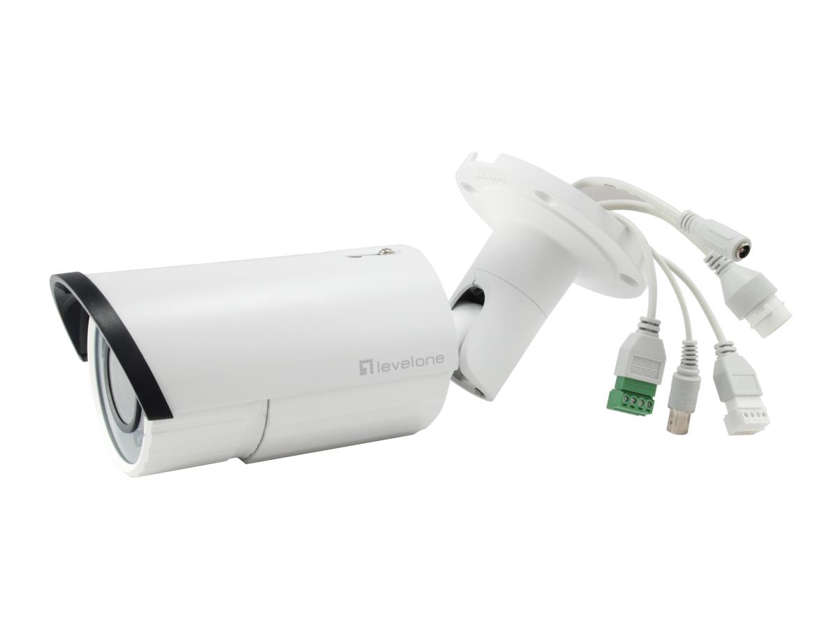 EU Product - LevelOne IPCam 4xZ Bullet Fix Out 2MP/H.264/IR/  5W/PoE/IP66 thumbnail