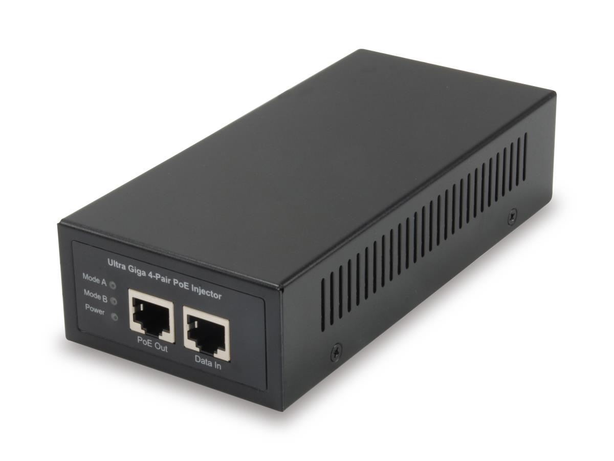 EU Product - LevelOne PoE-Injektor GE 1x PSE 60W                  schwarz thumbnail