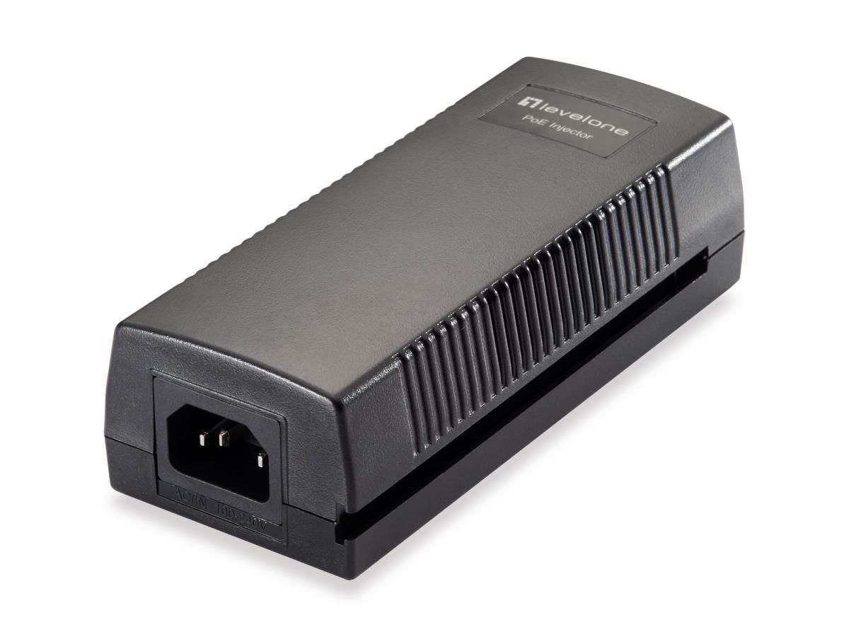 EU Product - LevelOne PoE-Injektor GE 2x PSE 30W                  schwarz thumbnail