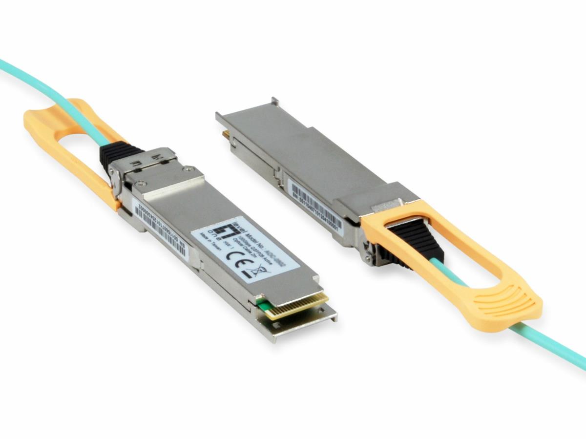 EU Product - LevelOne QSFP28 Kabel Active Optical   100Gbps  4xEDR  1.00m thumbnail