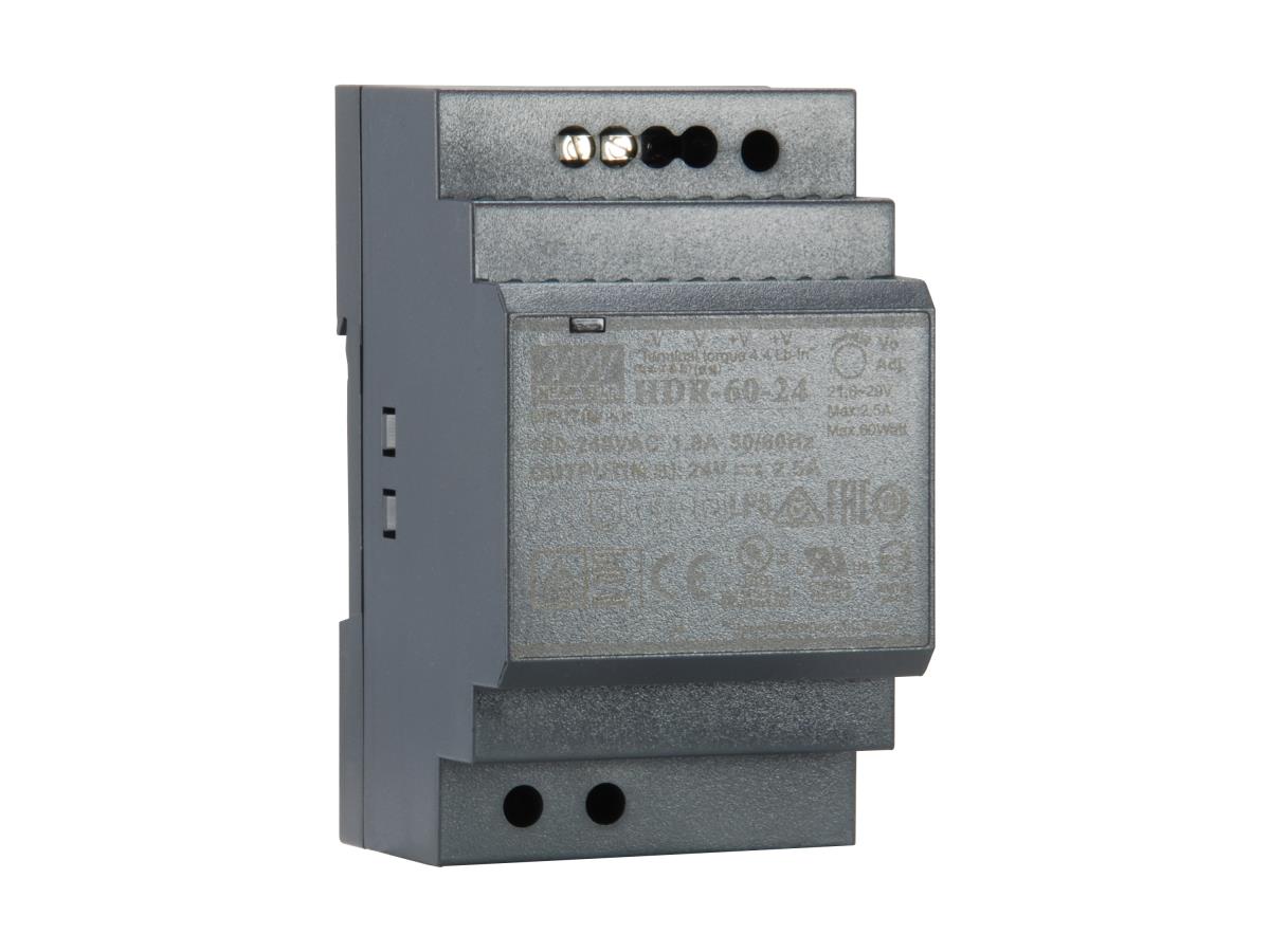 EU Product - LevelOne Industrie Netzteil 24VDC/ 60W+DIN-Schiene   schwarz thumbnail