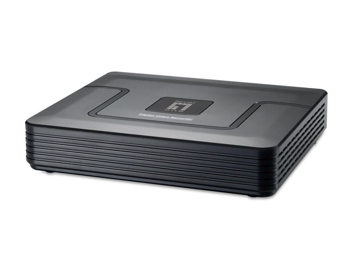 EU Product - LevelOne CCTV 8-Kanal Kit 2MP/IP66/H.264/1x3,5