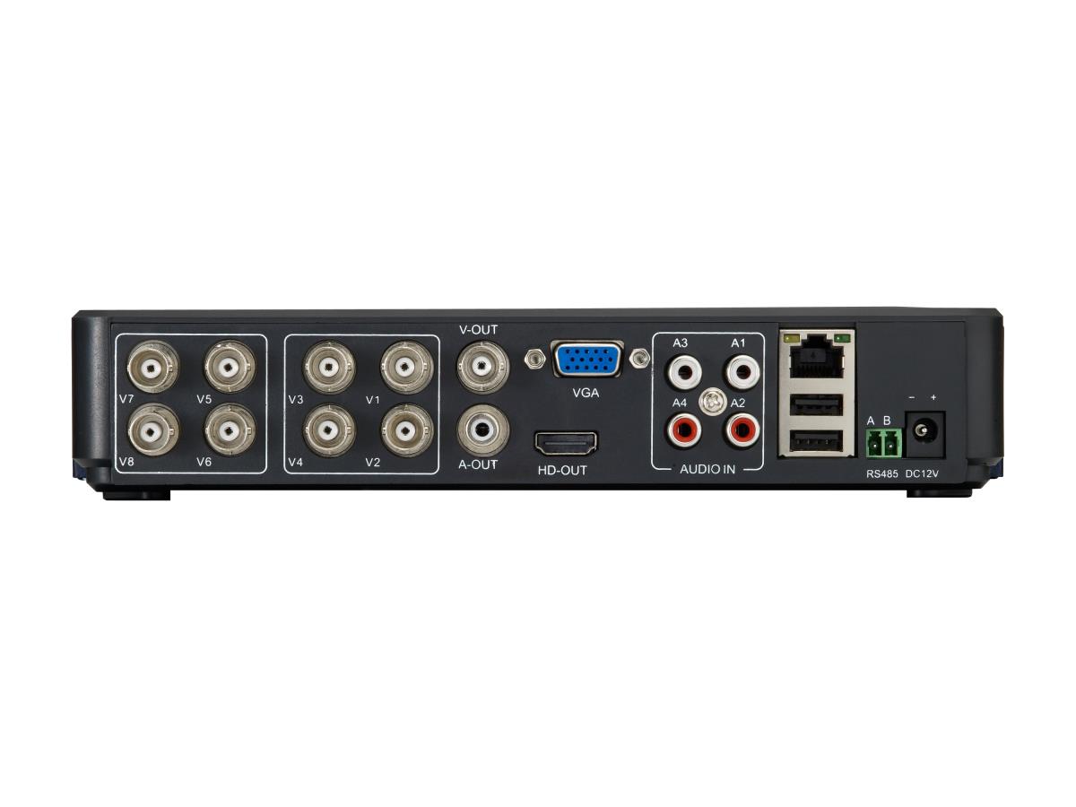 EU Product - LevelOne CCTV 8-Kanal Kit 2MP/IP66/H.264/1x3,5