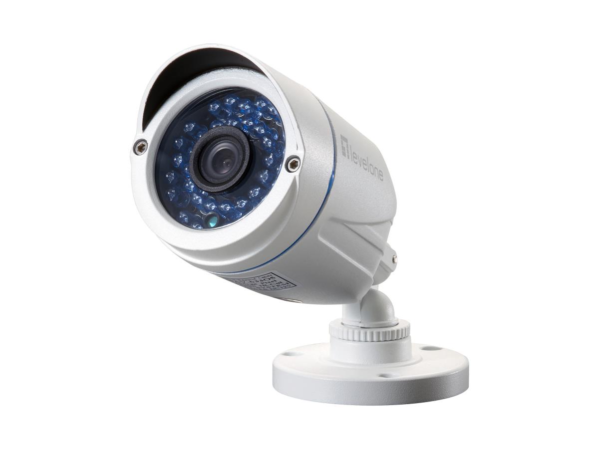 EU Product - LevelOne CCTV 8-Kanal Kit 2MP/IP66/H.264/1x3,5