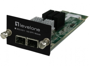 EU Product - LevelOne Erweiterungsmodul 2xSFP+ 10Gbps f�r GTL-2881/2882/+ thumbnail