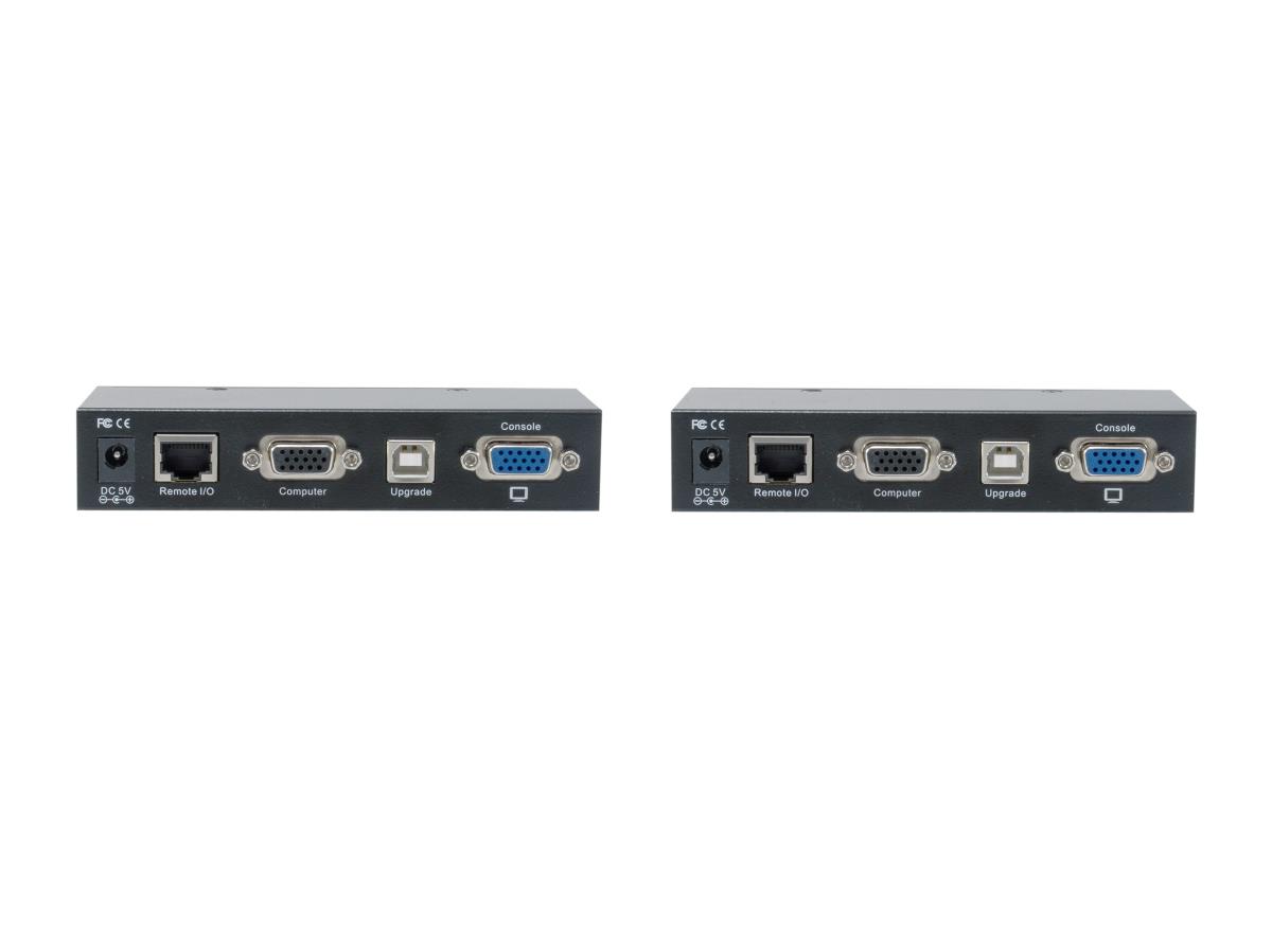 EU Product - LevelOne KVM Extender Cat5 2xUSB-A,2xVGA             schwarz thumbnail