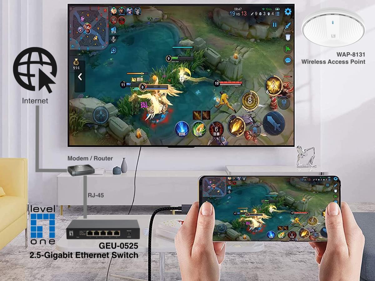 EU Product - LevelOne Switch  5xGE                       unmanaged Metall thumbnail