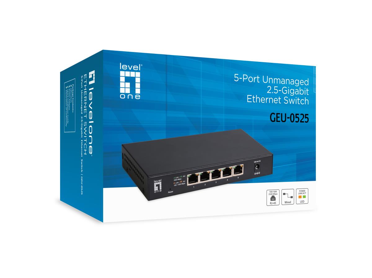 EU Product - LevelOne Switch  5xGE                       unmanaged Metall thumbnail