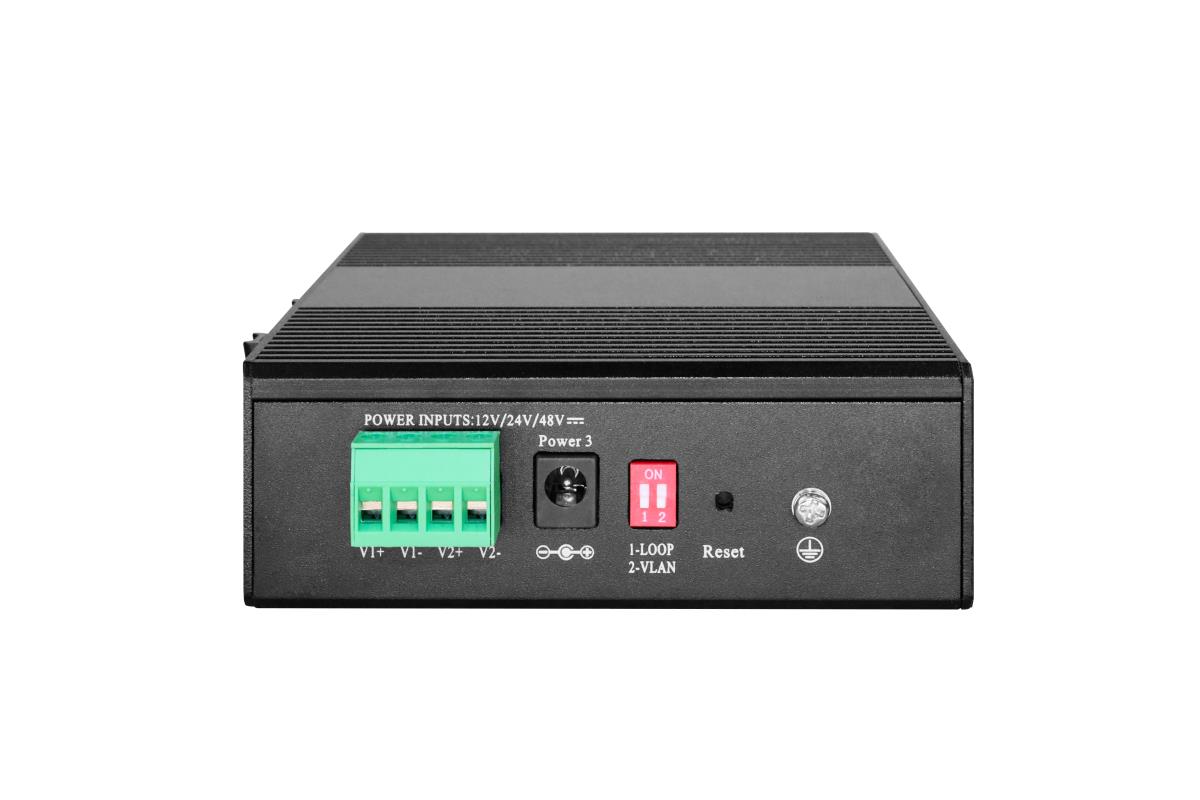EU Product - LevelOne Industr.Switch  8xGE/IP30+DIN    Hilbert SL managed thumbnail