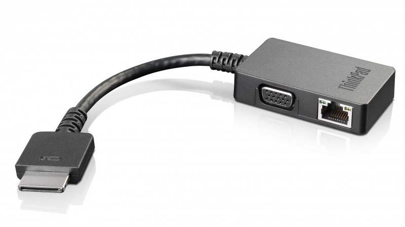 4X90J31060 - Cable interface/gender adapters (OneLink+, VGA/RJ45), Black thumbnail