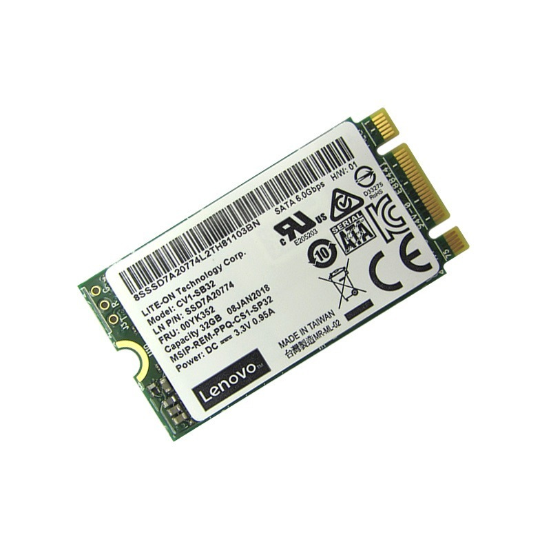 EU Product - - ThinkSystem CV1 - SSD - 32 GB - intern - M.2 SATA 6Gb/s thumbnail